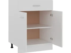 Discount vidaXL Schubunterschrank Weiß 60x46x81,5 cm Holzwerkstoff