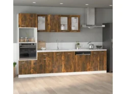 Online vidaXL Spülenunterschrank Räuchereiche 80x46x81,5 cm Holzwerkstoff