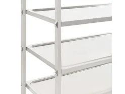 vidaXL 5-Stufiger Servierwagen 107 x 55 x 147 cm Edelstahl< Servierwagen