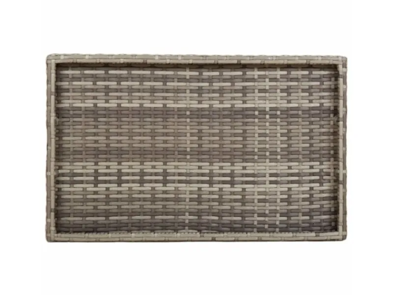 Servierwagen<vidaXL Tabletttisch Klappbar 65x40x75 cm Poly Rattan 365129