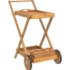 Outlet vidaXL Teewagen 54x87x90 cm Massivholz Akazie