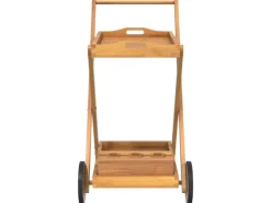 Outlet vidaXL Teewagen 54x87x90 cm Massivholz Akazie