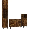 Einhebelmischer<vidaXL 3-tlg. Badmöbel-Set Räuchereiche Holzwerkstoff Modell 9