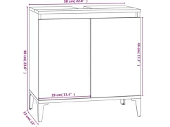 Online vidaXL 3-tlg. Badmöbel-Set Weiß Holzwerkstoff Modell 20