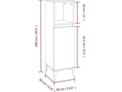 Online vidaXL 3-tlg. Badmöbel-Set Weiß Holzwerkstoff Modell 20