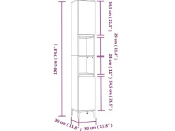 Online vidaXL 3-tlg. Badmöbel-Set Weiß Holzwerkstoff Modell 20