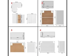 Online vidaXL 11-tlg Küchenzeile Weiß Holzwerkstoff Modell 3