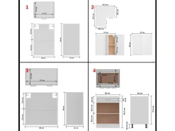 New vidaXL 11-tlg Küchenzeile Weiß Holzwerkstoff Modell 2
