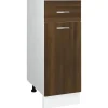 Best vidaXL Unterschrank mit Schublade Braun Eichen-Optik 30x46x81,5 cm