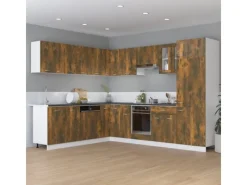 vidaXL Unterschrank mit Schublade Räuchereiche 30x46x81,5 cm< Küchenschränke