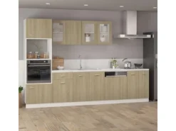 vidaXL Unterschrank Sonoma-Eiche 60x46x81,5 cm Holzwerkstoff Modell 1< Küchenschränke