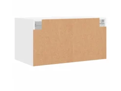 Küchen-Ordnungssysteme<vidaXL Wandschrank mit Glastüren Weiß 68,5x37x35 cm