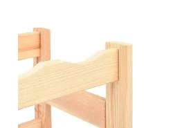 Küchenregale<vidaXL Weinregal für 12 Flaschen Kiefernholz