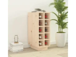 Küchenregale<vidaXL Weinregal 23x34x61 cm Massivholz Kiefer
