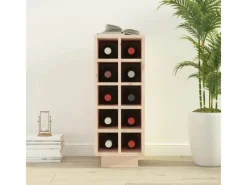 Küchenregale<vidaXL Weinregal 23x34x61 cm Massivholz Kiefer