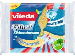Vileda Küchenschwamm Glitzi 2er-Pack< Herde