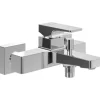 Villeroy & Boch Einhebelmischer<Einhebel-Badewannenarmatur Architectura Square in Chrom