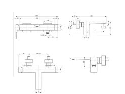 Villeroy & Boch Einhebel-Badewannenarmatur Subway 3.0 in Chrom< Einhebelmischer