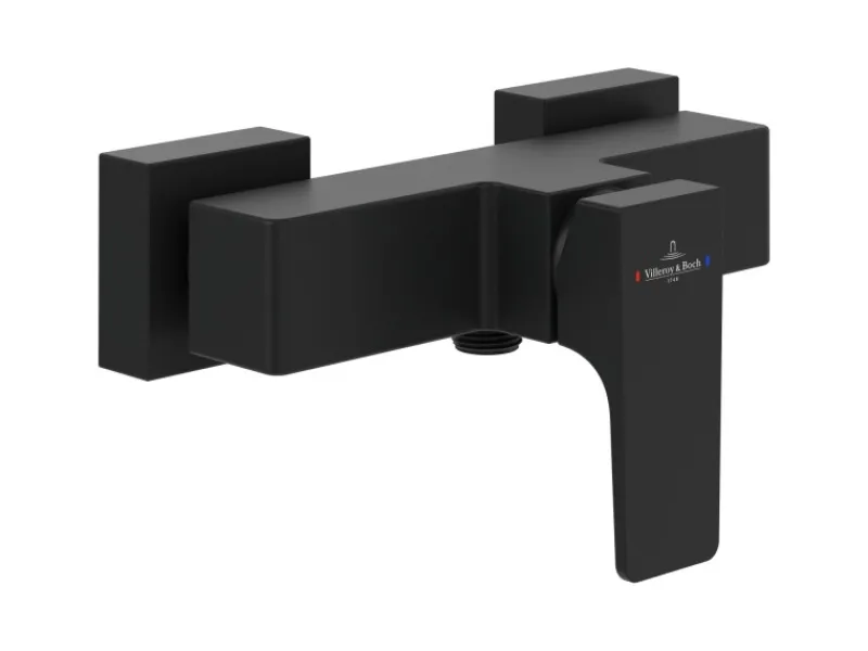 Villeroy & Boch Einhebel-Duscharmatur Architectura Square in Matt Black< Einhebelmischer