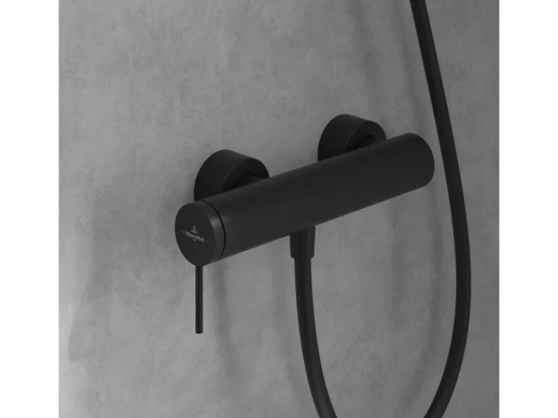 Villeroy & Boch Einhebelmischer<Einhebel-Duscharmatur Loop & Friends in Matt Black