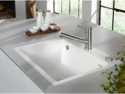 Villeroy & Boch Küchenarmatur Como Shower Hochdruck-Armatur Ausziehbare Brause Wassersparend Edelstahl Massiv< Einhebelmischer