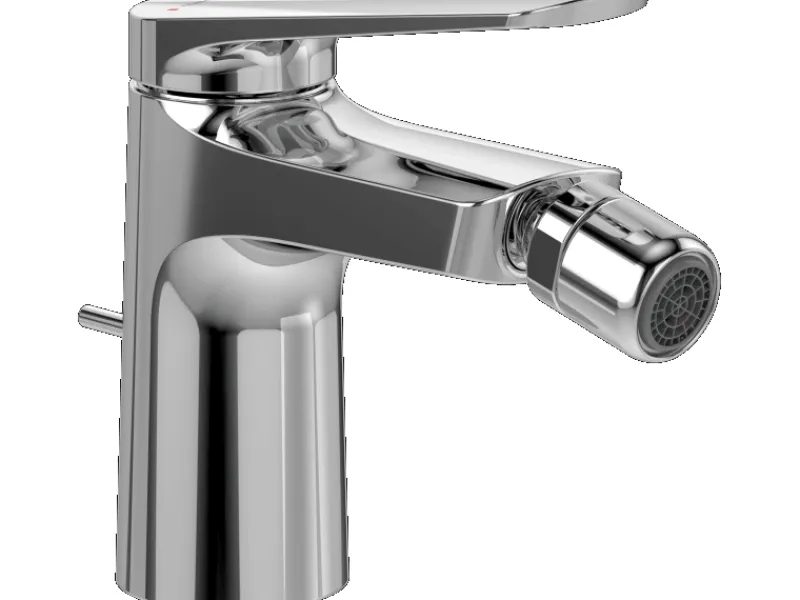 Discount Villeroy & Boch Oasis Bidetarmatur Einhebelmischer mit Zugstange Keramikkartusche Wassersparend Auslaufhöhe 73mm Chrom