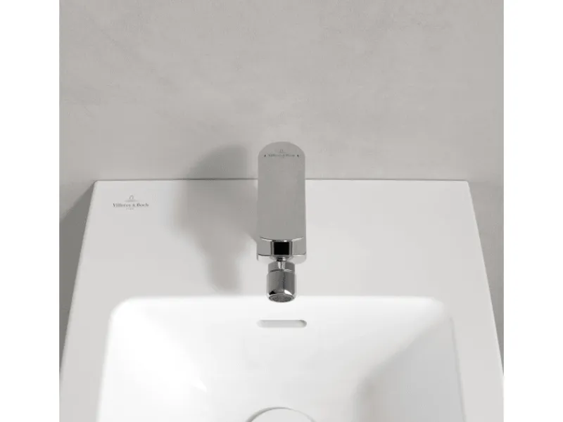 Discount Villeroy & Boch Oasis Bidetarmatur Einhebelmischer mit Zugstange Keramikkartusche Wassersparend Auslaufhöhe 73mm Chrom