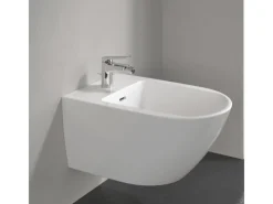 Discount Villeroy & Boch Oasis Bidetarmatur Einhebelmischer mit Zugstange Keramikkartusche Wassersparend Auslaufhöhe 73mm Chrom