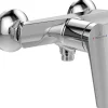 Villeroy & Boch Einhebelmischer<Oasis Duscharmatur Einhebel-Mischbatterie Rückflussschutz & Keramikkartusche Aufputzmontage Rund Chrom
