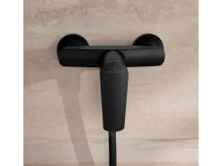Villeroy & Boch Oasis Duscharmatur Einhebel-Mischbatterie mit Rückflussschutz & Kartusche Aufputzmontage Rund Matt Black< Einhebelmischer