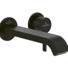 Villeroy & Boch Waschtischauslauf-Set Dawn ohne Ablaufgarnitur in Matt Black< Einhebelmischer