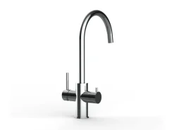 Discount VIZIO 5 Wege Wasserhahn Küchenarmatur Edelstahl Massiv mit 360° Schwenkbarem U Auslauf Hochglanz Poliert