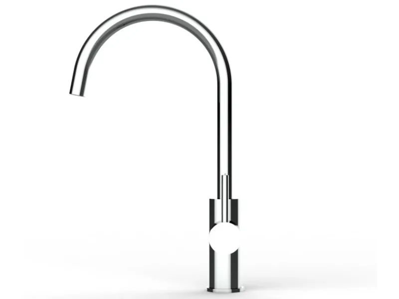 Discount VIZIO 5 Wege Wasserhahn Küchenarmatur Edelstahl Massiv mit 360° Schwenkbarem U Auslauf Hochglanz Poliert