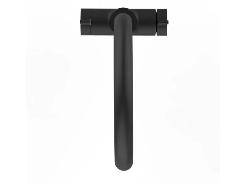 Outlet VIZIO 4 Wege Wasserhahn Küchenarmatur FC mit 360° Schwenkbarem U Auslauf Schwarz Matt