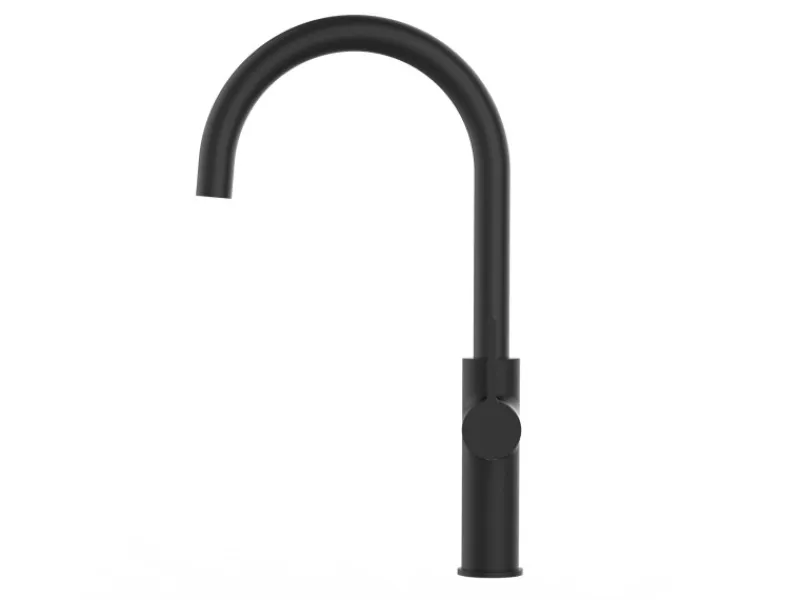 Outlet VIZIO 4 Wege Wasserhahn Küchenarmatur FC mit 360° Schwenkbarem U Auslauf Schwarz Matt