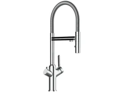 Outlet VIZIO 4 Wege Wasserhahn Küchenarmatur BOD mit 360° Schwenkbarem Auslauf Abnehmbare 2 Strahl Handbrause Verchromt