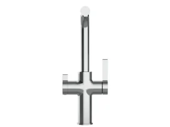 Sale VIZIO 3 Wege Wasserhahn Küchenarmatur FC mit 360° Schwenkbarem L Auslauf Verchromt