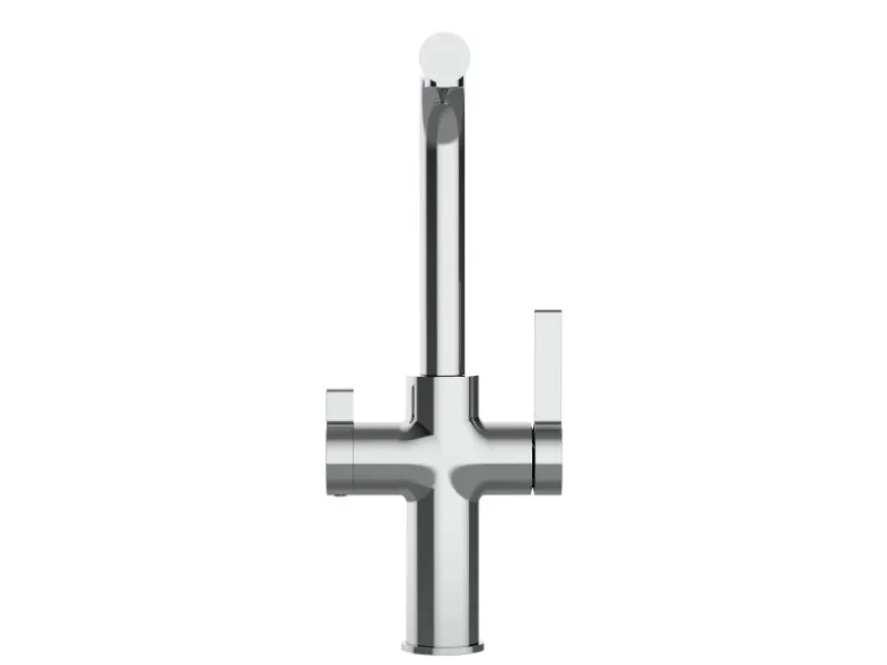 Sale VIZIO 3 Wege Wasserhahn Küchenarmatur FC mit 360° Schwenkbarem L Auslauf Verchromt