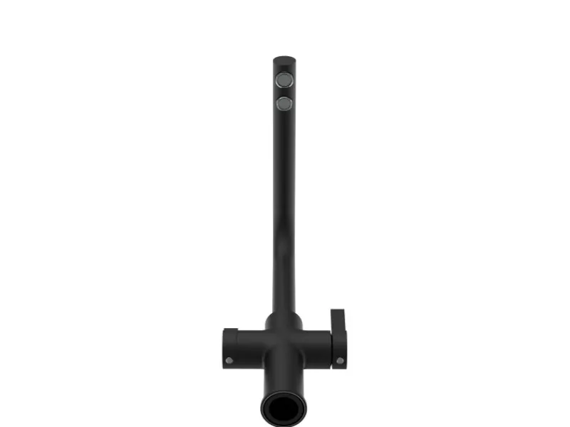 Hot VIZIO NIEDERDRUCK 3 Wege Wasserhahn Küchenarmatur FC mit 360° Schwenkbarem L Auslauf Schwarz Matt