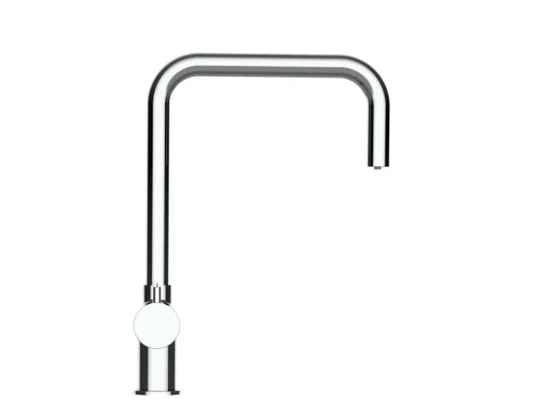VIZIO NIEDERDRUCK 3 Wege Wasserhahn Küchenarmatur Edelstahl Massiv 360° Schwenkbarem N Auslauf Hochglanz Poliert< Einhebelmischer