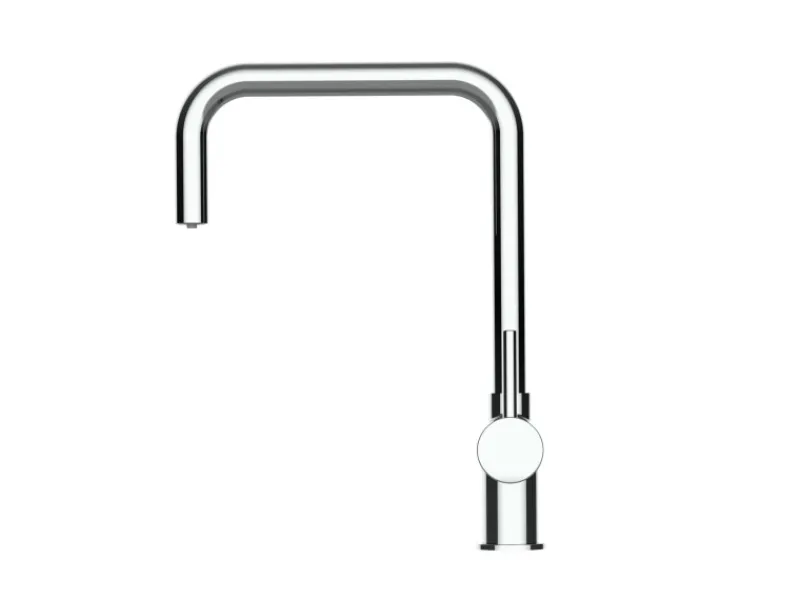 VIZIO NIEDERDRUCK 3 Wege Wasserhahn Küchenarmatur Edelstahl Massiv 360° Schwenkbarem N Auslauf Hochglanz Poliert< Einhebelmischer