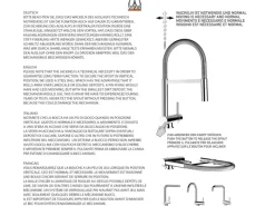 VIZIO NIEDERDRUCK Wasserhahn Vorfenster Küchenarmatur Umklappbar 6 CM mit 360° Schwenkbarem N Auslauf Verchromt