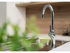 Online VIZIO Wasserhahn Küchenarmatur BOD mit 360° Schwenkbarem U Auslauf Verchromt