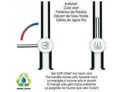 VIZIO Wasserhahn Küchenarmatur BOD mit 360° Schwenkbarem L Auslauf Verchromt   Zement Granit< Einhebelmischer
