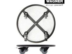 Wagner design yourself Töpfe<Wagner design Pflanzenroller GH 7017 Ø 38 cm x 8 cm Schwarz-Weiß