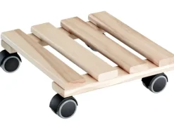 Wagner design yourself Wagner Kübelroller Buche 25 cm x 25 cm Natur FSC®< Töpfe