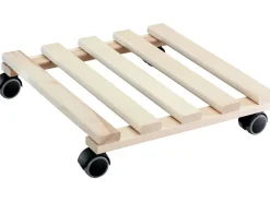Wagner design yourself Wagner Kübelroller Paletti 34 cm x 34 cm Hellbraun FSC®< Töpfe