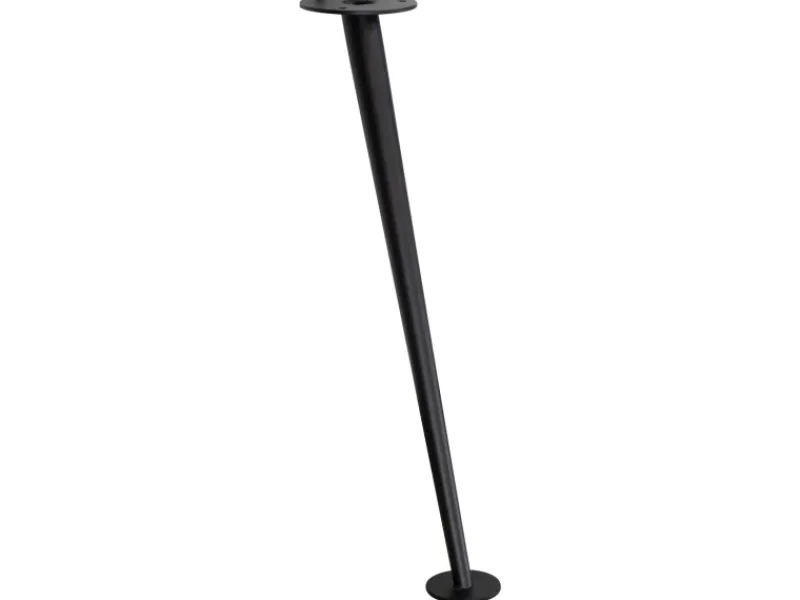Wagner design yourself Wagner Möbelbein Schräg 80er Jahre Stil Ø 65 mm x 400 mm Schwarz Matt< Kücheninseln