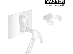 Hot Wagner design yourself Wagner Sockelverstellfuß Justierbar L 115-185 mm Schwarz 4 Stück