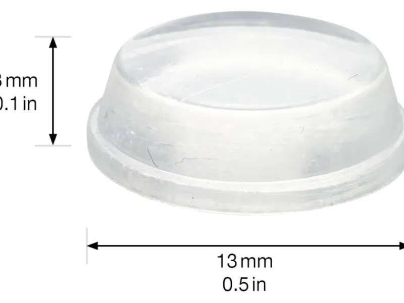 Discount Wagner design yourself Wagner Topffüße Set Selbstklebend Transparent Ø 13 mm
